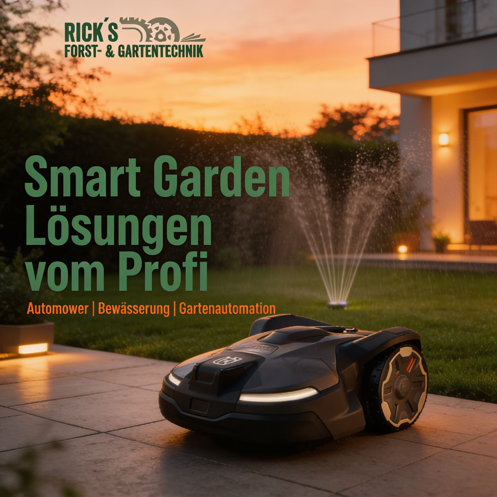 Premium Automower & Smart Garden | Rick’s Gartentechnik
– Ihr Weg zum automatisierten Garten